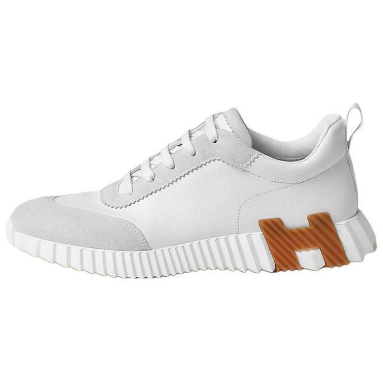 HERMES Cushioning Low Top Sports Casual Shoes Women's Gray White