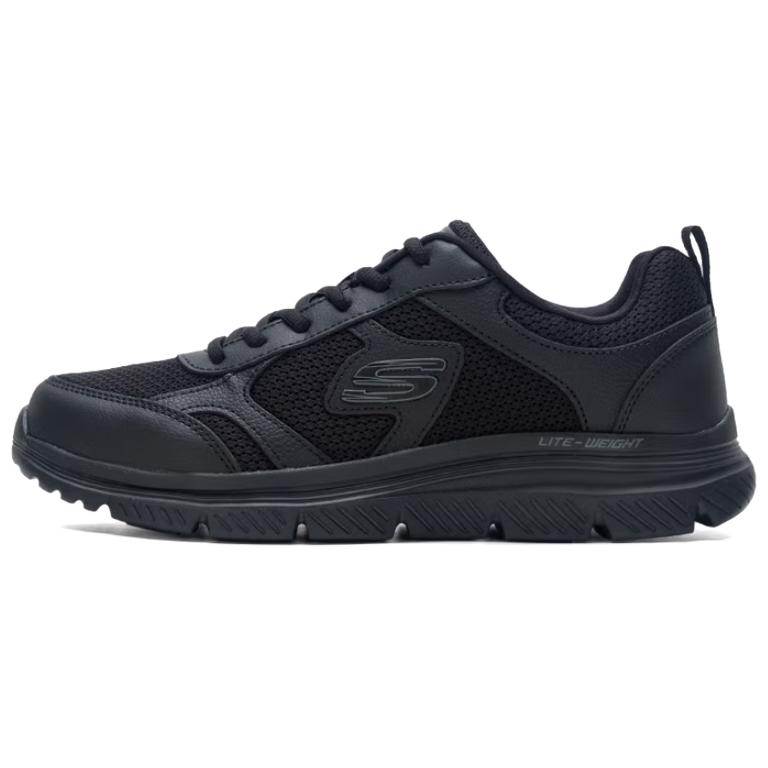 Skechers BURNS 2.0 Abrasion Resistant Breathable Running Shoes Men's Black