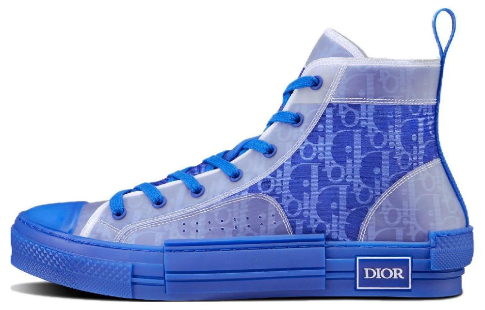 DIOR B23 High Top Blue DIOR Oblique Canvas