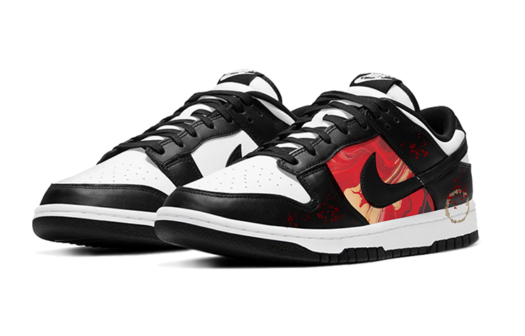 Nike Dunk Anti-Slip Wear-Resistant Low-Top Skateboard Shoes GS Black White купить в интернет-магазине Yoocart с быстрой доставкой по России.