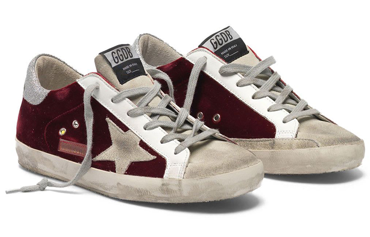 Golden Goose Super Star Stylish Skateboarding Shoes Women's White Red Silver купить в интернет-магазине Yoocart с быстрой доставкой по России.