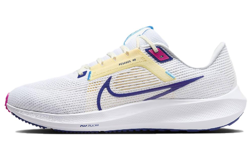 Nike Air Zoom Pegasus 40 White Deep Royal Blue