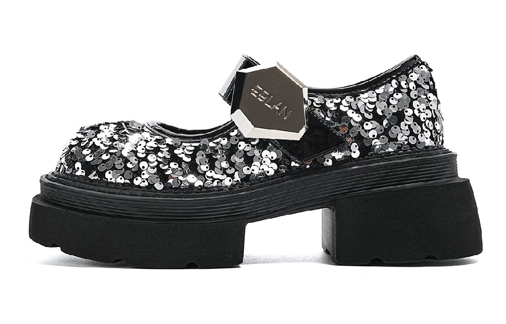 EBLAN Loafers Women's Silver