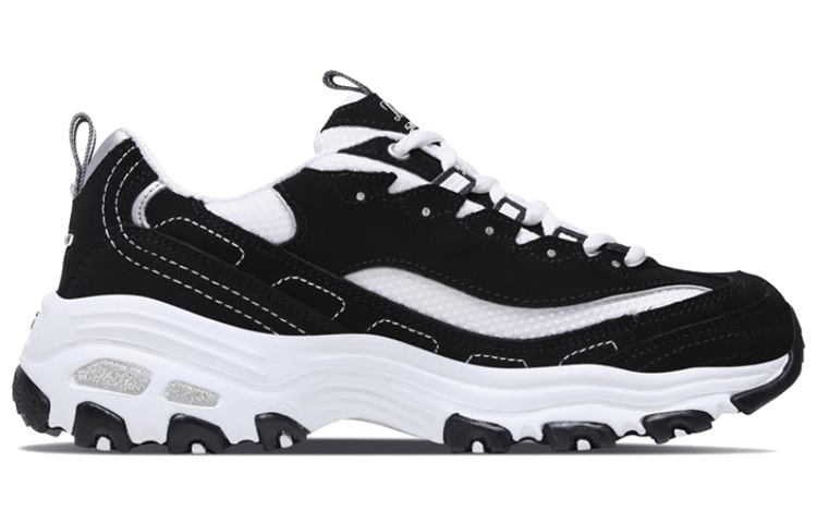 Skechers D'Lites Gs Black/ White Women's