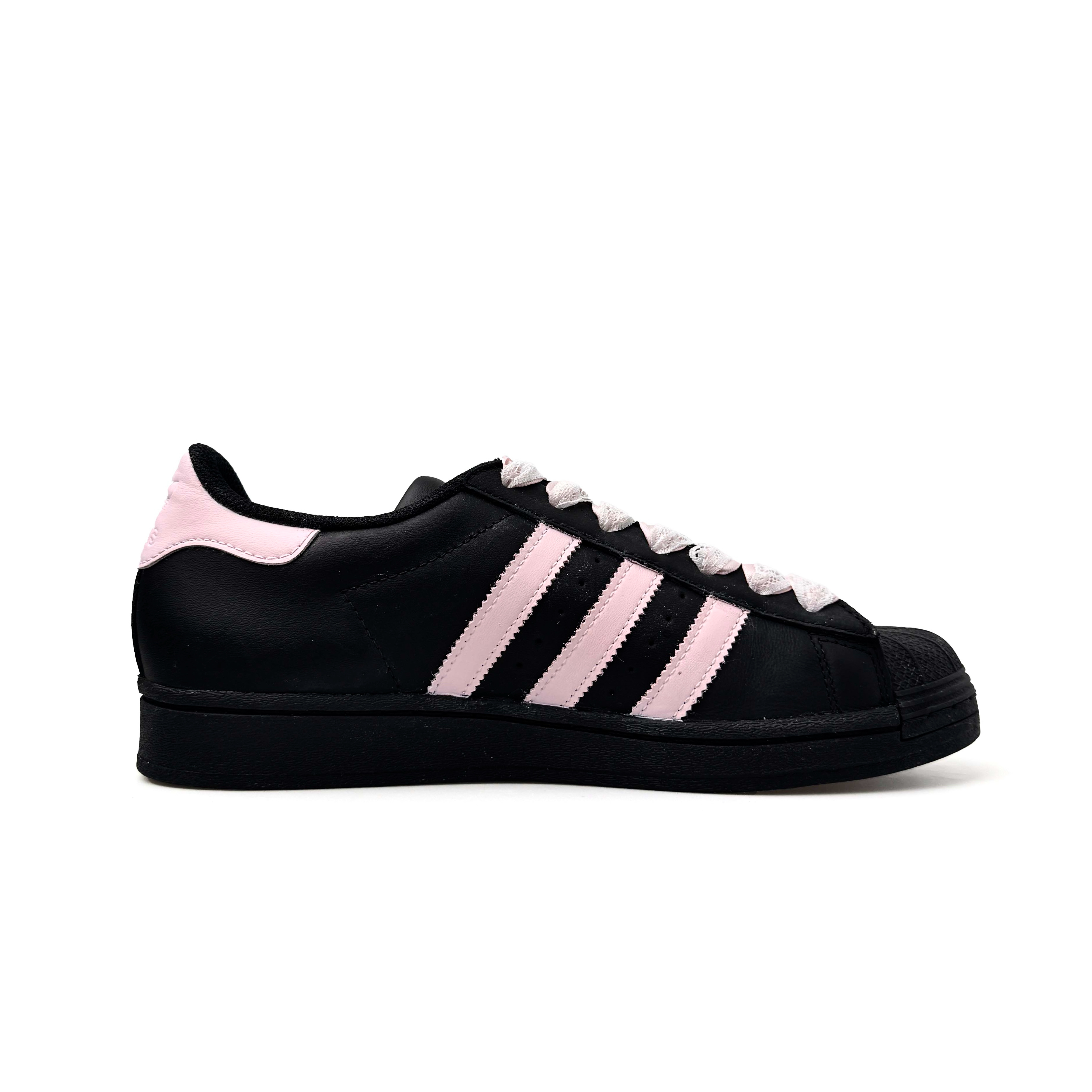 Adidas Originals SUPERSTAR Abrasion Resistant, Lightweight, And Breathable Low top Skateboard Shoes Unisex Black Pink купить в интернет-магазине Yoocart с быстрой доставкой по России.
