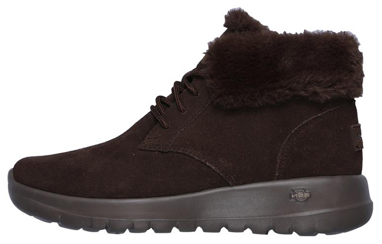 Skechers On The Go Snow Boots Women's Mid-Top Deep Red