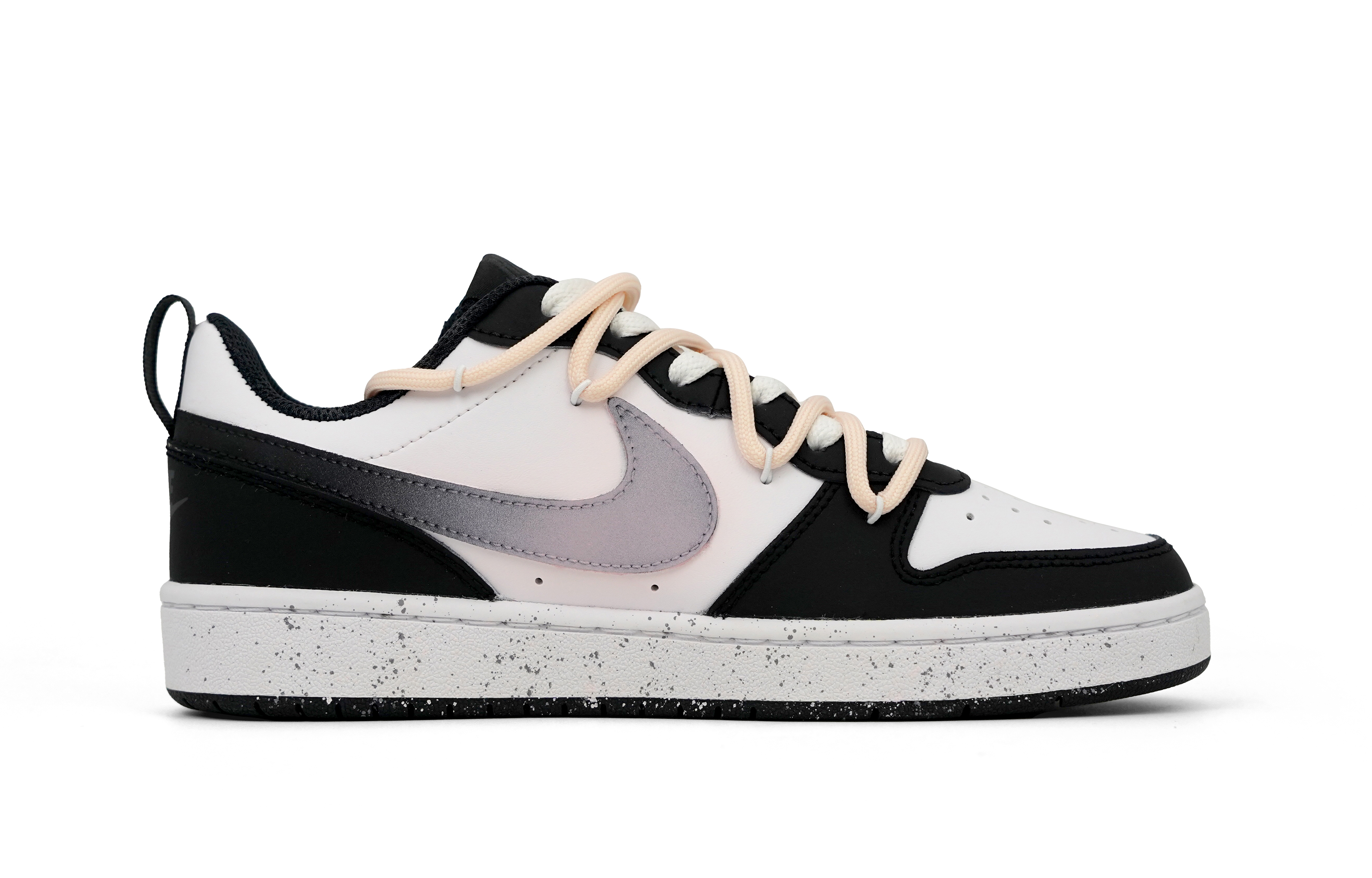 Nike Court Borough Low top Skateboard Shoes GS Black