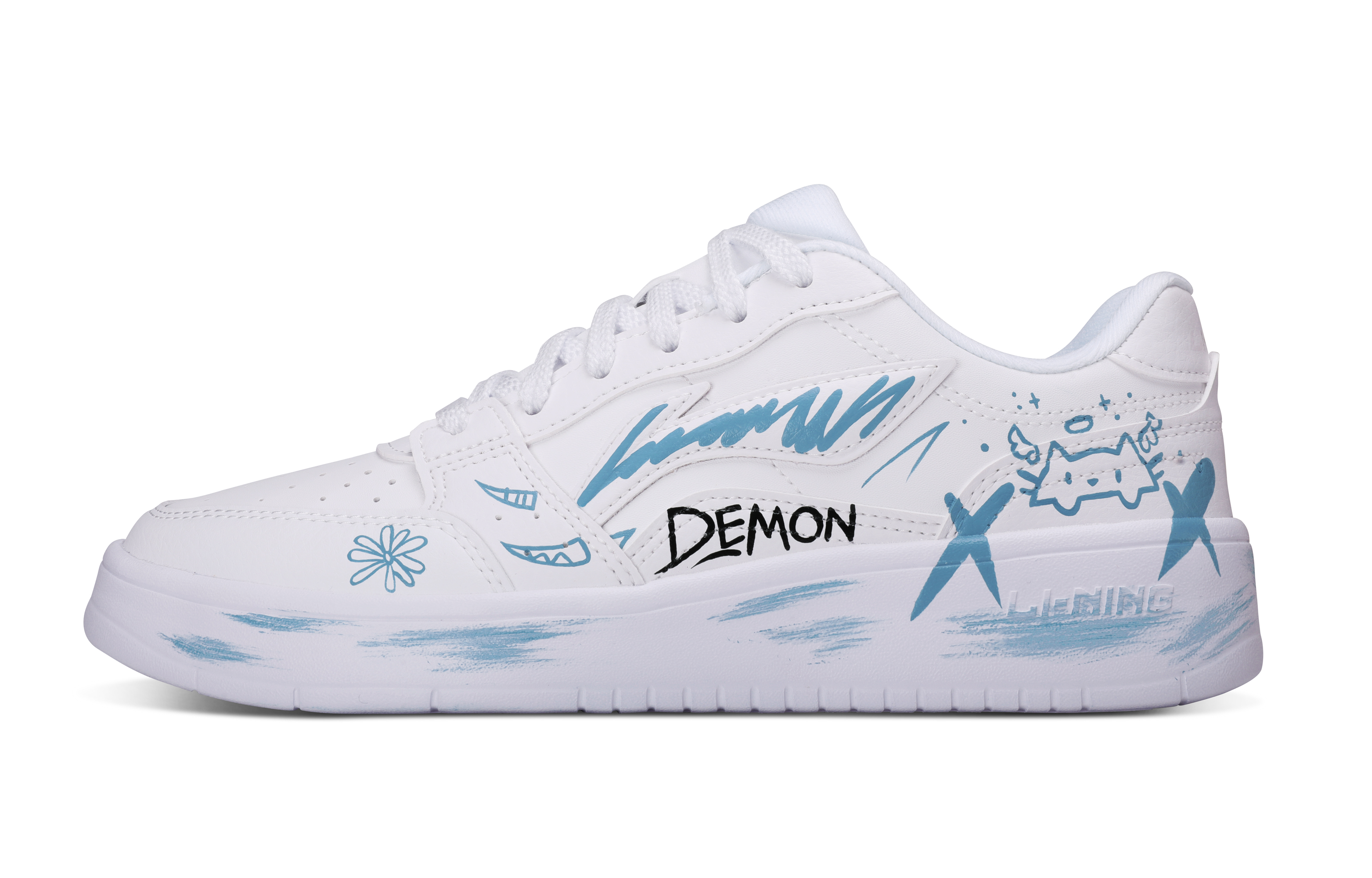 LiNing Acer Truncatum Abrasion Resistant, Lightweight, And Breathable Low top Skateboard Shoes Unisex Light Blue купить в интернет-магазине Yoocart с быстрой доставкой по России.