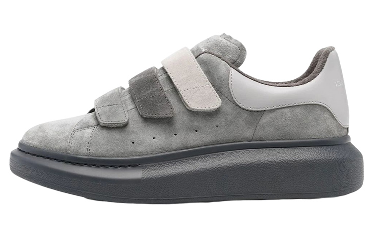 Alexander McQueen Oversized Sneaker Stylish Skateboarding Shoes Men's Gray