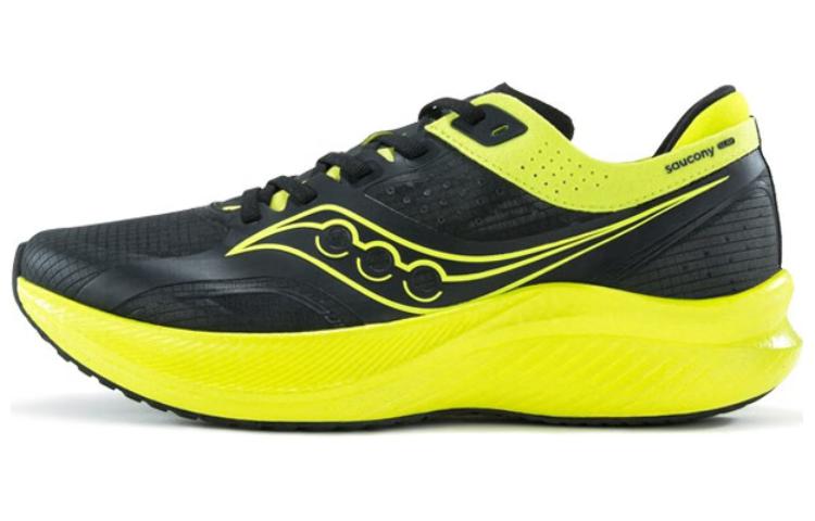 Saucony Slay Durable Breathable Low-Top Carbon Plate Training Running Shoes Unisex Yellow Black