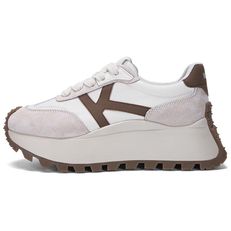 Kappa Slip Resistant Abrasion Resistant Low top Casual Shoes Women's Beige Brown