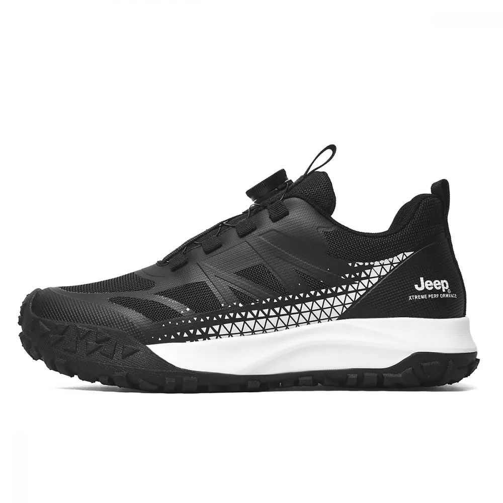 Jeep Low Top Hiking Shoes Men's Black