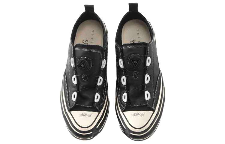 Yohji Yamamoto x VESSEL Low-Top Skateboard Shoes Unisex Black