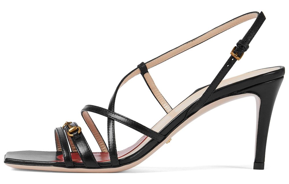 GUCCI Strap Sandals Women's Black