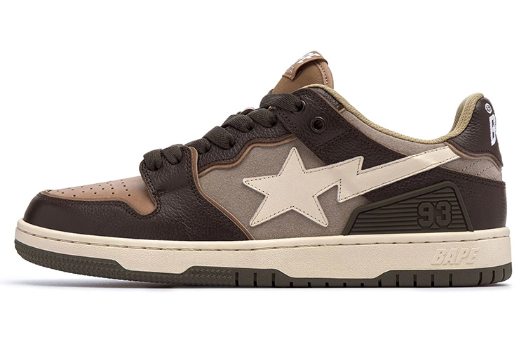 A BATHING APE Bape SK8 Sta Beige