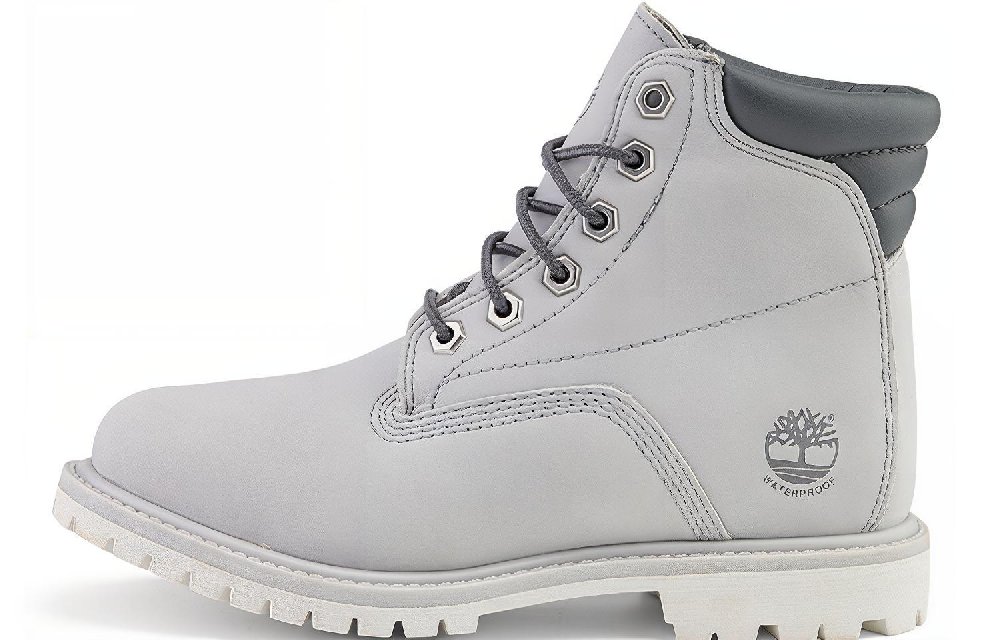Timberland Waterville 6 Inch Wide Fit Waterproof Boots 'Light Grey' Women's