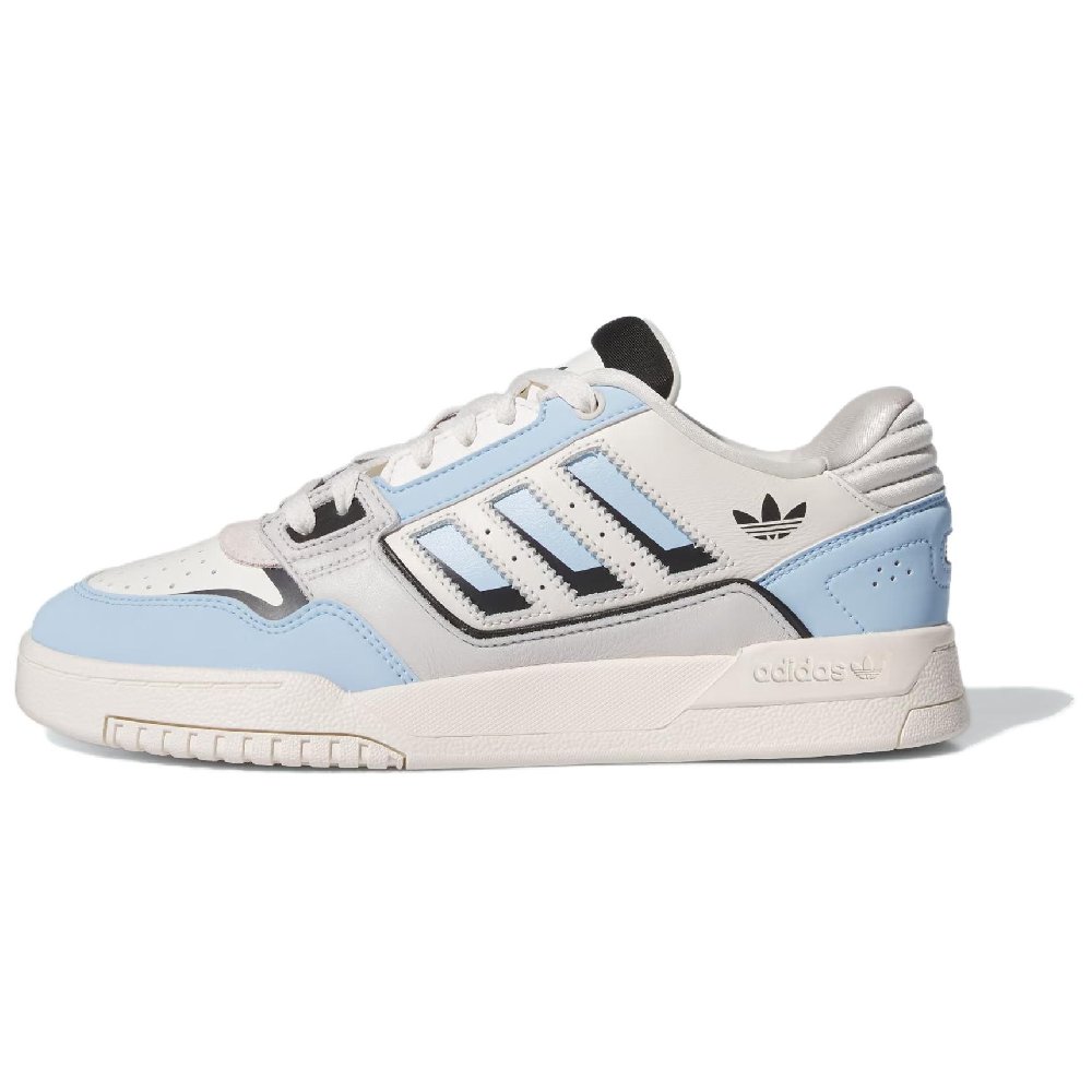 Adidas Originals Drop Step 2.0 Anti Slip Wear Resistant Low Top Skateboard Shoes Unisex Blue Black White