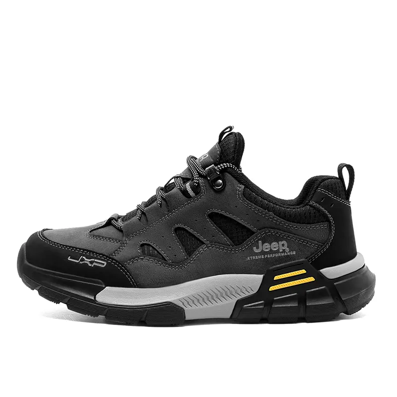 Jeep Low top Hiking Shoes Men's Black Gray