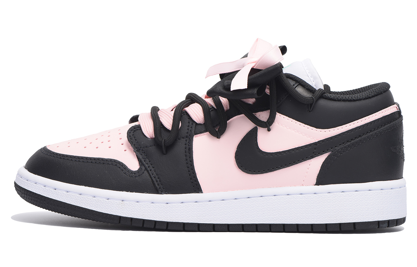 Jordan Air Jordan 1 Chestnut Slip-Resistant Breathable Coverage Low-Top Vintage Basketball Shoes GS Black Pink купить в интернет-магазине Yoocart с быстрой доставкой по России.