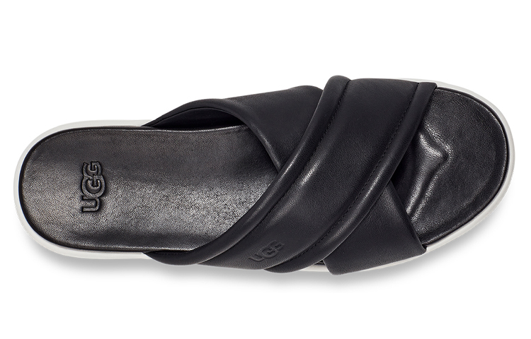 UGG Rubber Sole Slide Slippers Women's Black купить в интернет-магазине Yoocart с быстрой доставкой по России.