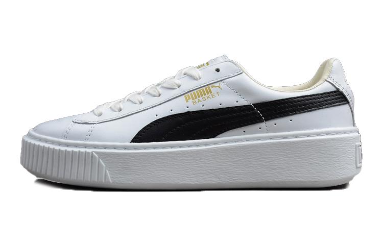PUMA Basket Platform 'Black White' Women's