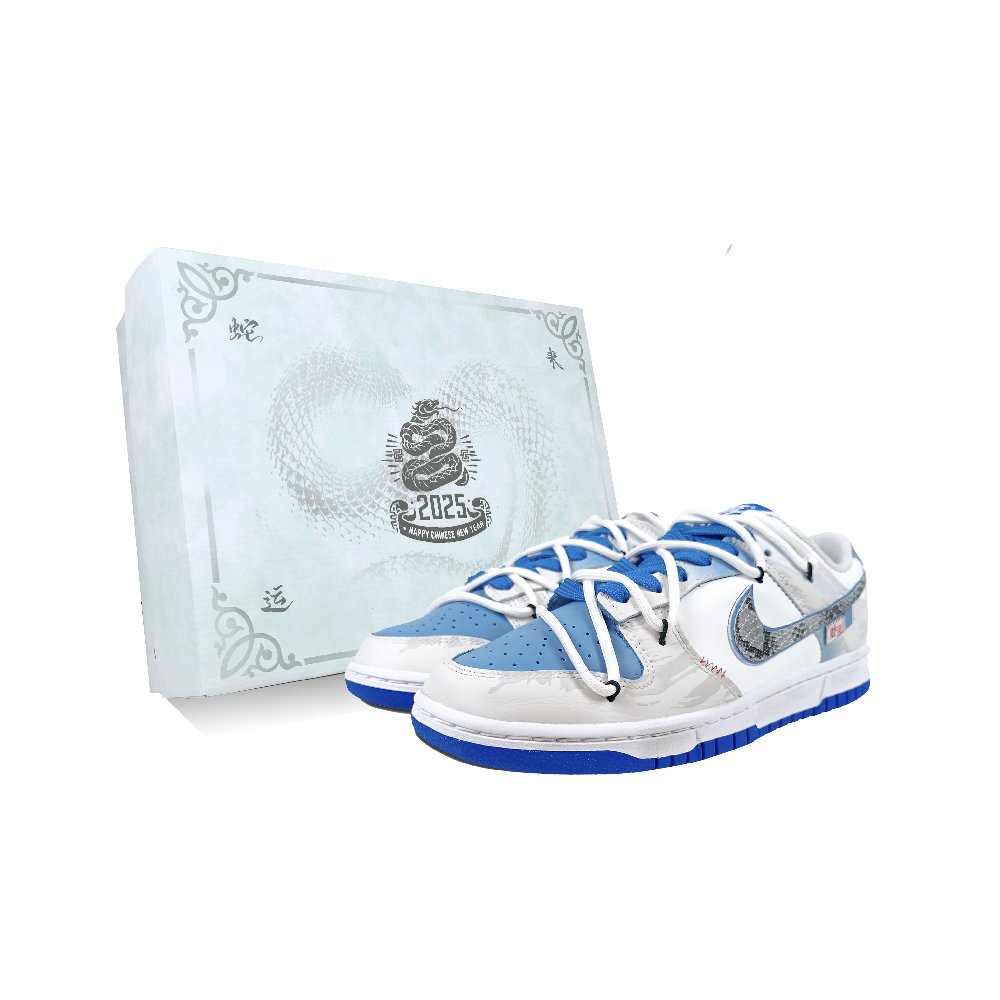 Nike Dunk Skateboard Shoes Men Low-Top Blue
