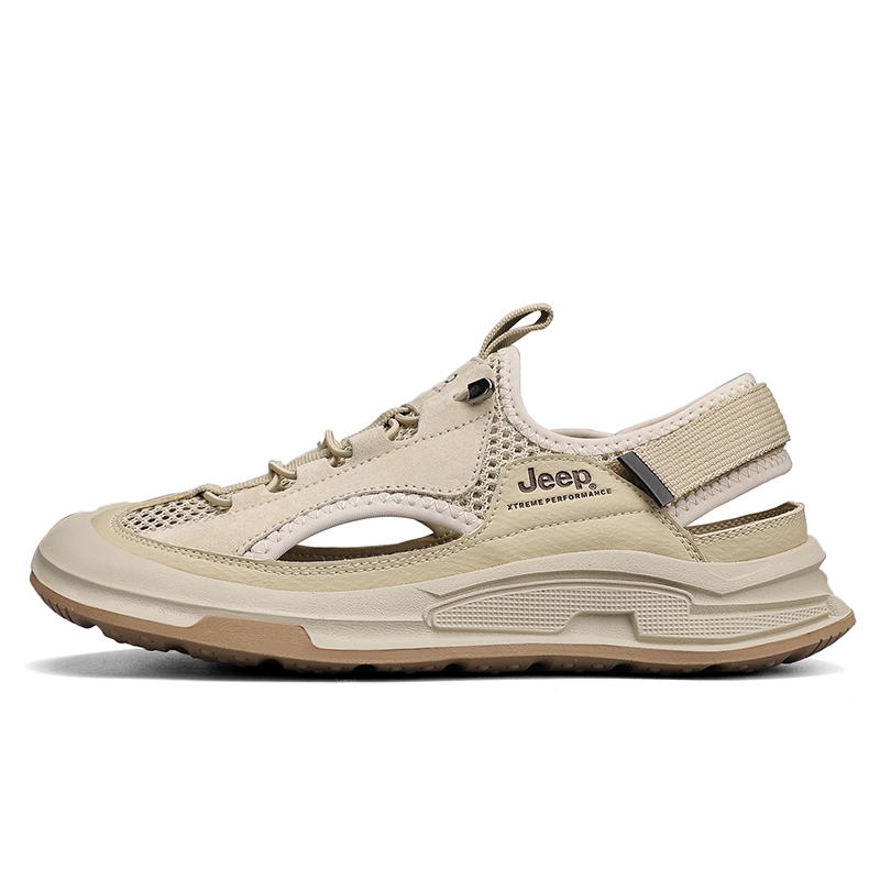 Jeep River Trekking Shoes Men's Sand