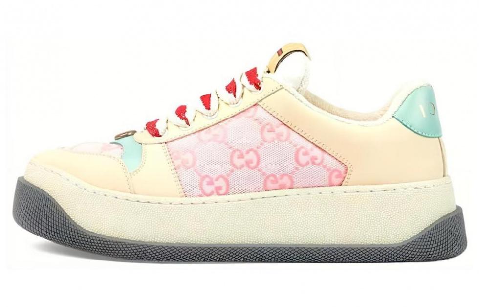 GUCCI Women's Screener 'GG Monogram Beige Pink' Women's
