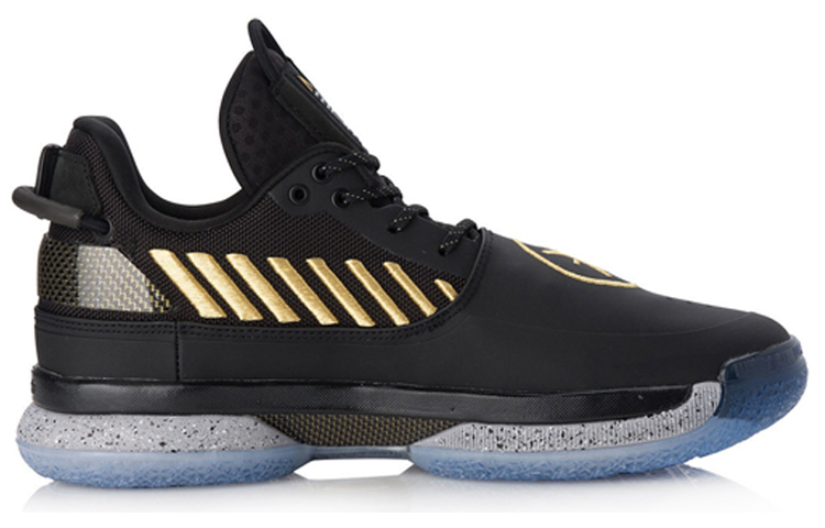 LiNing WOW 7 Anti Slip Wear Resistant Low Top Basketball Shoes Men's Black Gold купить в интернет-магазине Yoocart с быстрой доставкой по России.