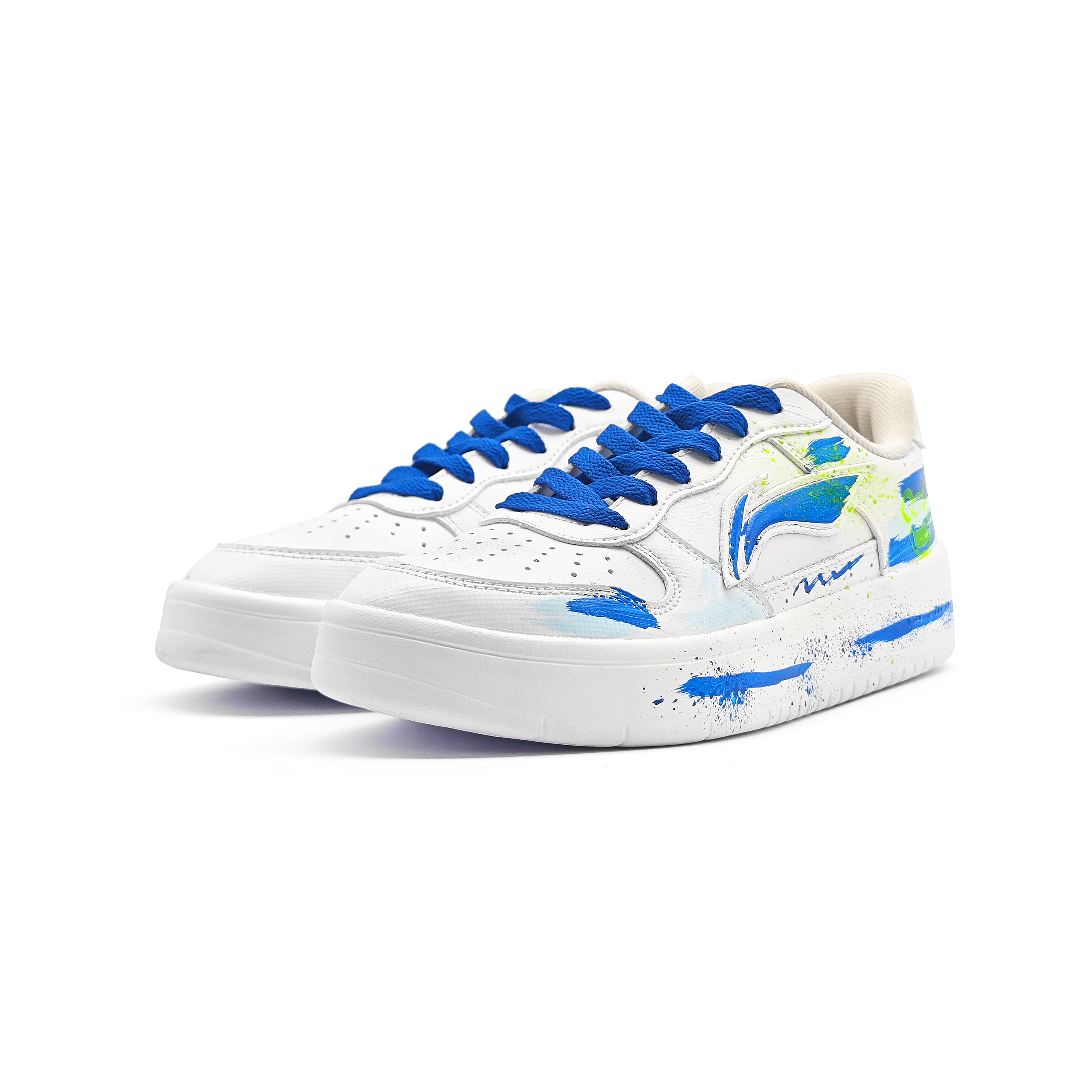 LiNing Pontoon Boats Slip Resistant, Lightweight, Breathable, Height Increasing Low top Skateboard Shoes Unisex White купить в интернет-магазине Yoocart с быстрой доставкой по России.