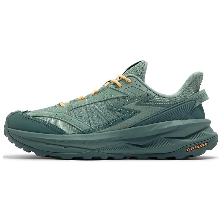 361° Cushioning, Slip Resistant, And Abrasion Resistant Low Top Casual Trail Running Shoes Men's Green