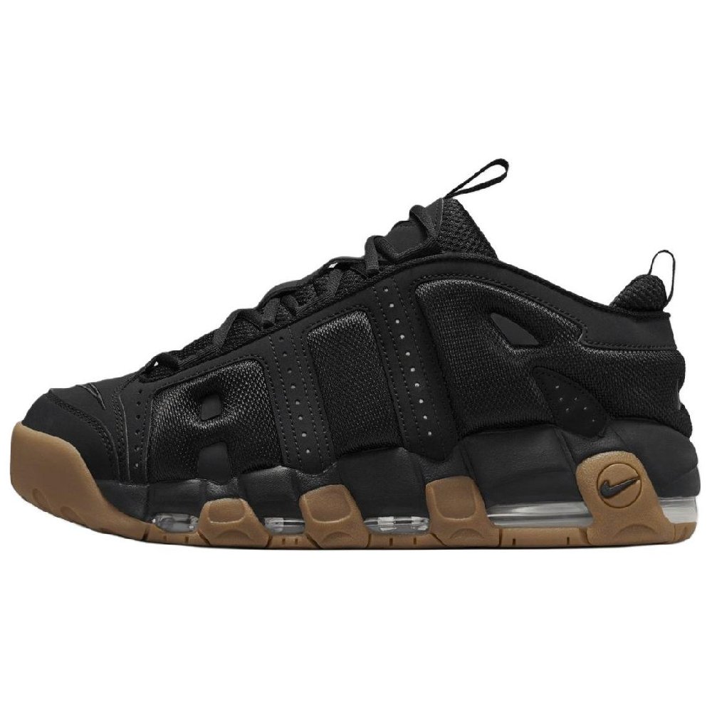 Nike Air More Uptempo Low Black Gum