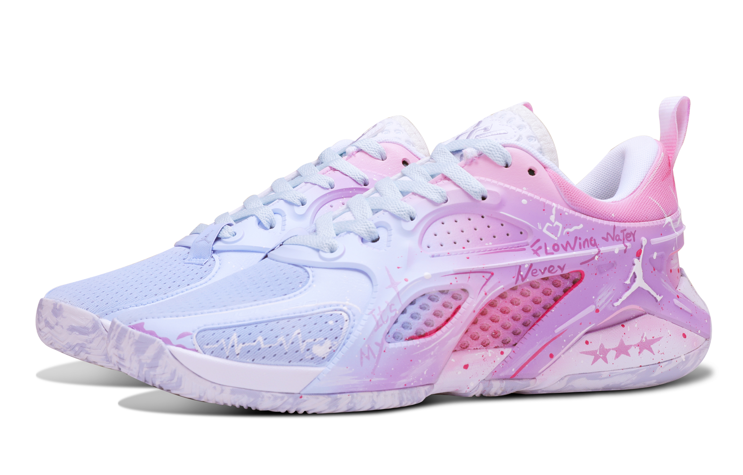 Jordan Heir Collection Abrasion Resistant Low top Basketball Shoes Women's Pink Purple купить в интернет-магазине Yoocart с быстрой доставкой по России.