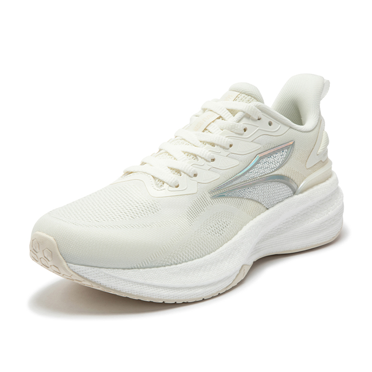 361° Cushioning Anti-Slip And Wear-Resistant Low-Top Running Shoes Women's Feather White