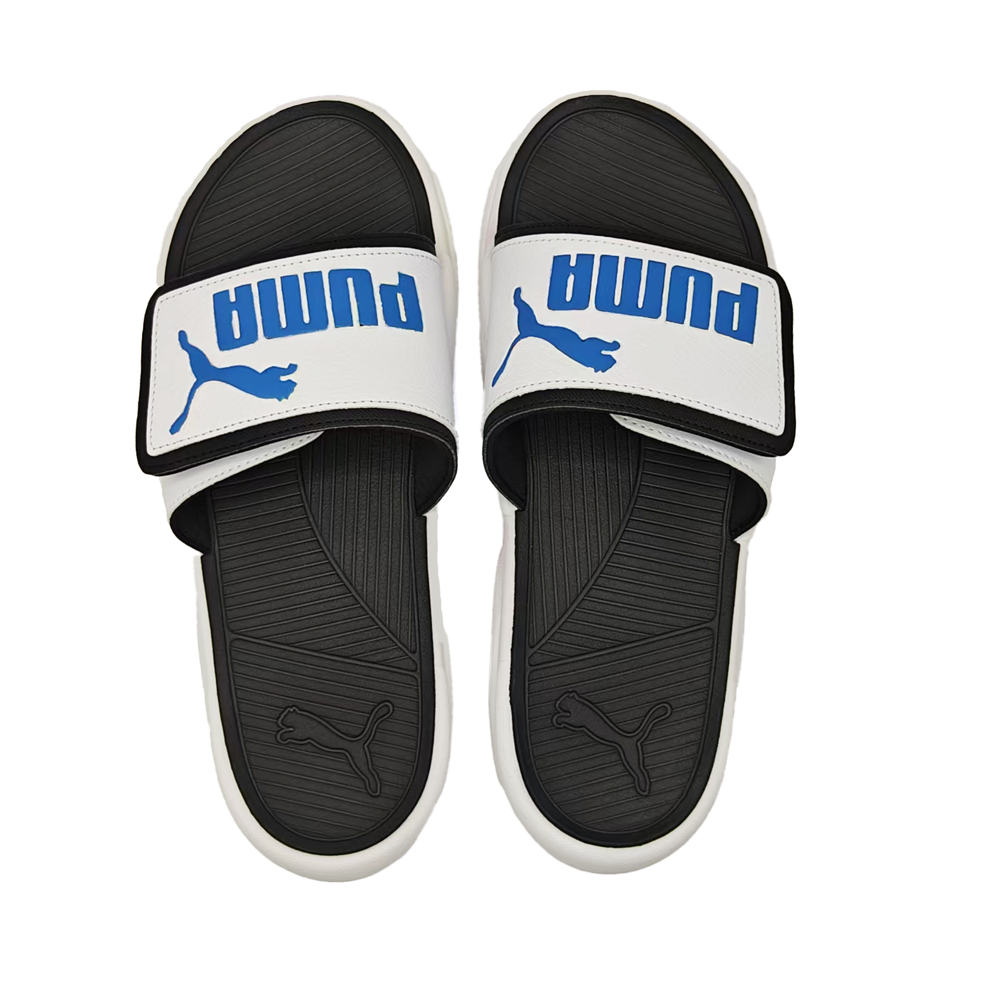 PUMA ROYALCAT COMFORT 2 Rubber Odor Resistant Slide Slippers Unisex Blue Black White купить в интернет-магазине Yoocart с быстрой доставкой по России.