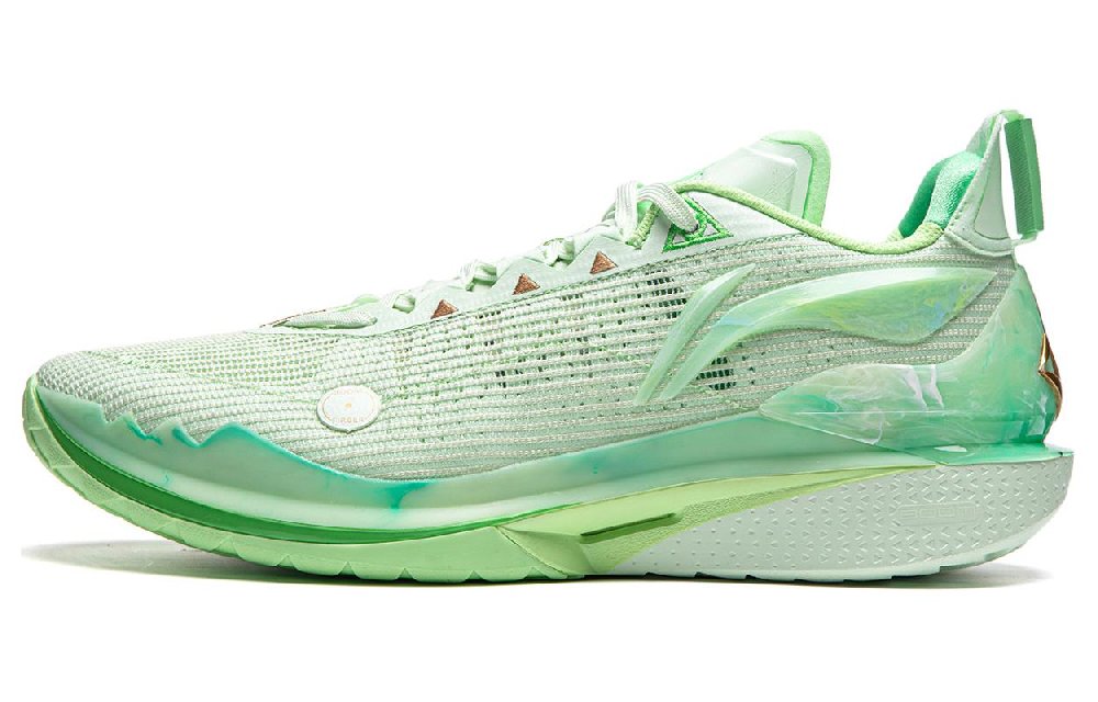 LINING JB2 Basketball Shoes Men Low Top Ethereal Fruit Green