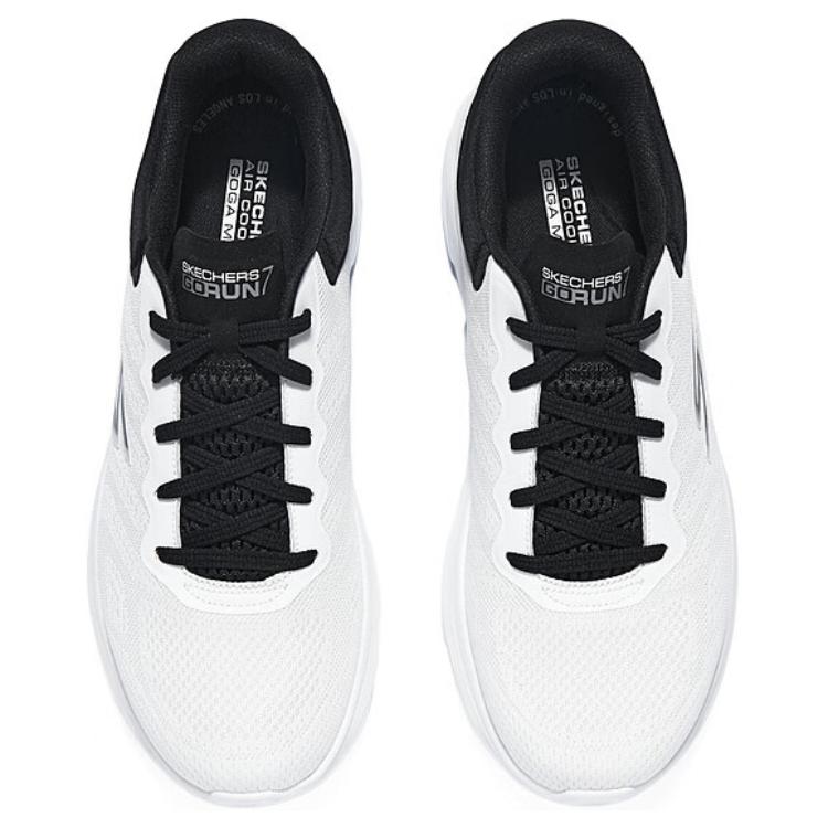 Skechers Low Top Running Shoes Men's White Black