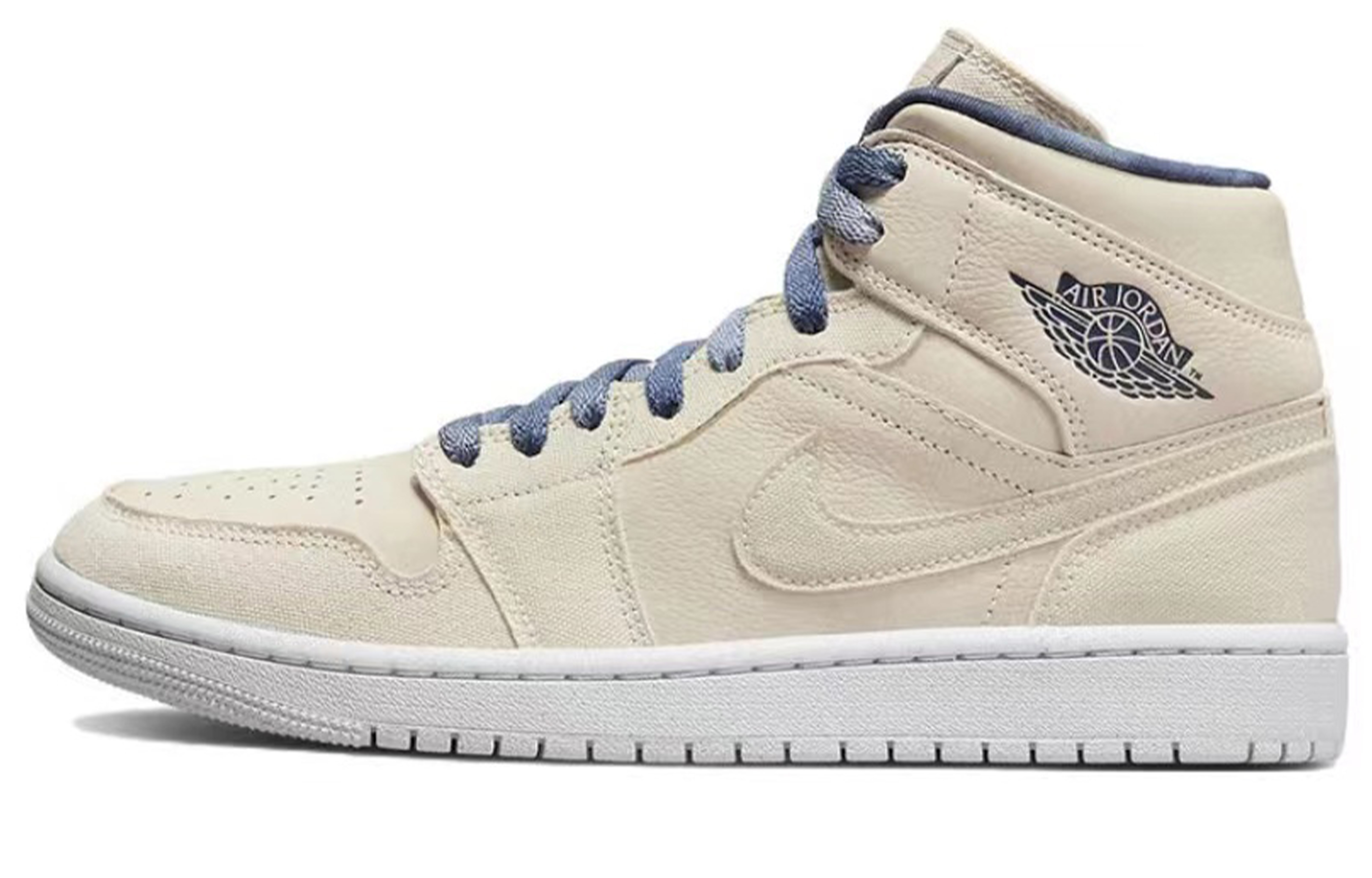 Jordan Air Jordan 1 Marble Style Mid-Top Skateboard Shoes Women's Blue White купить в интернет-магазине Yoocart с быстрой доставкой по России.