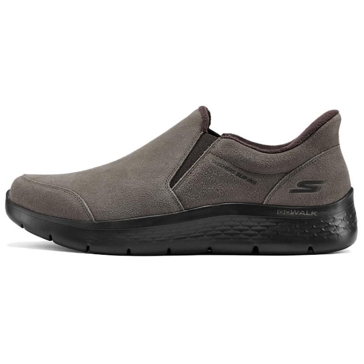 Skechers Go Walk Fle Lightweight Thermal Rebound Casual Shoes Men's Umber