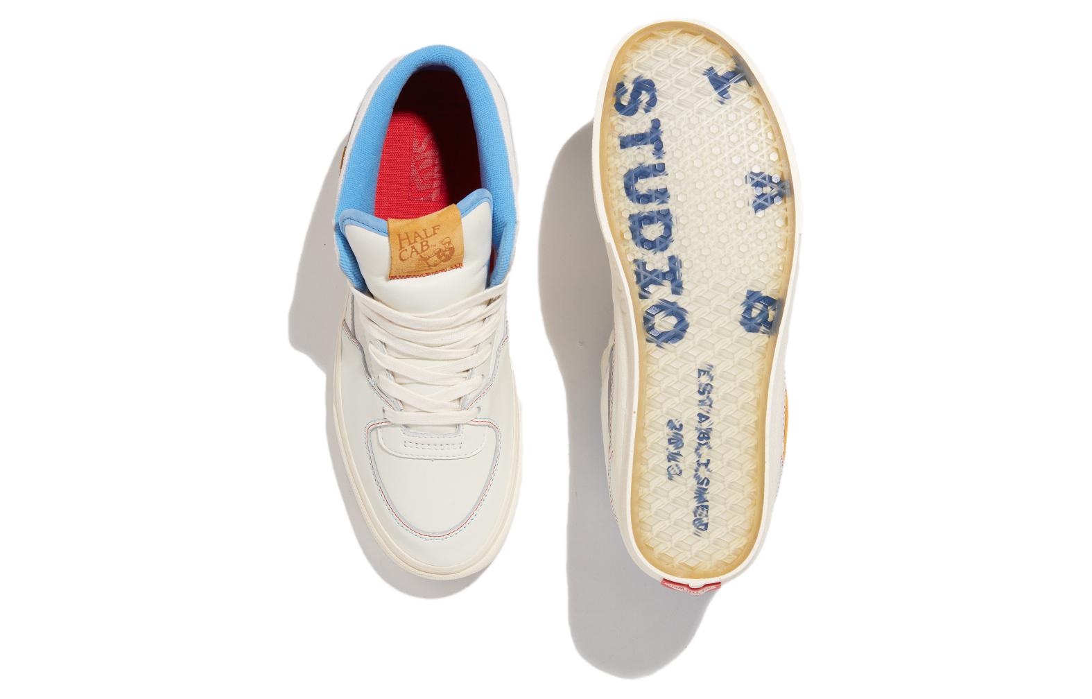 IAB STUDIO x Vans Mid top Skateboard Shoes Unisex White Brown купить в интернет-магазине Yoocart с быстрой доставкой по России.