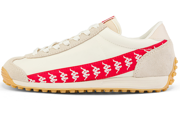 Kappa Coverage Low-Top Training Running Shoes Unisex White Red Khaki Brown