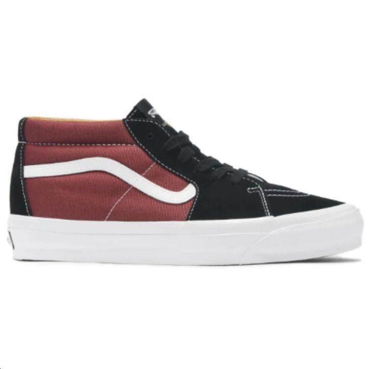 Vans Premium Sk8 Mid 83 'Black Russet Maroon'