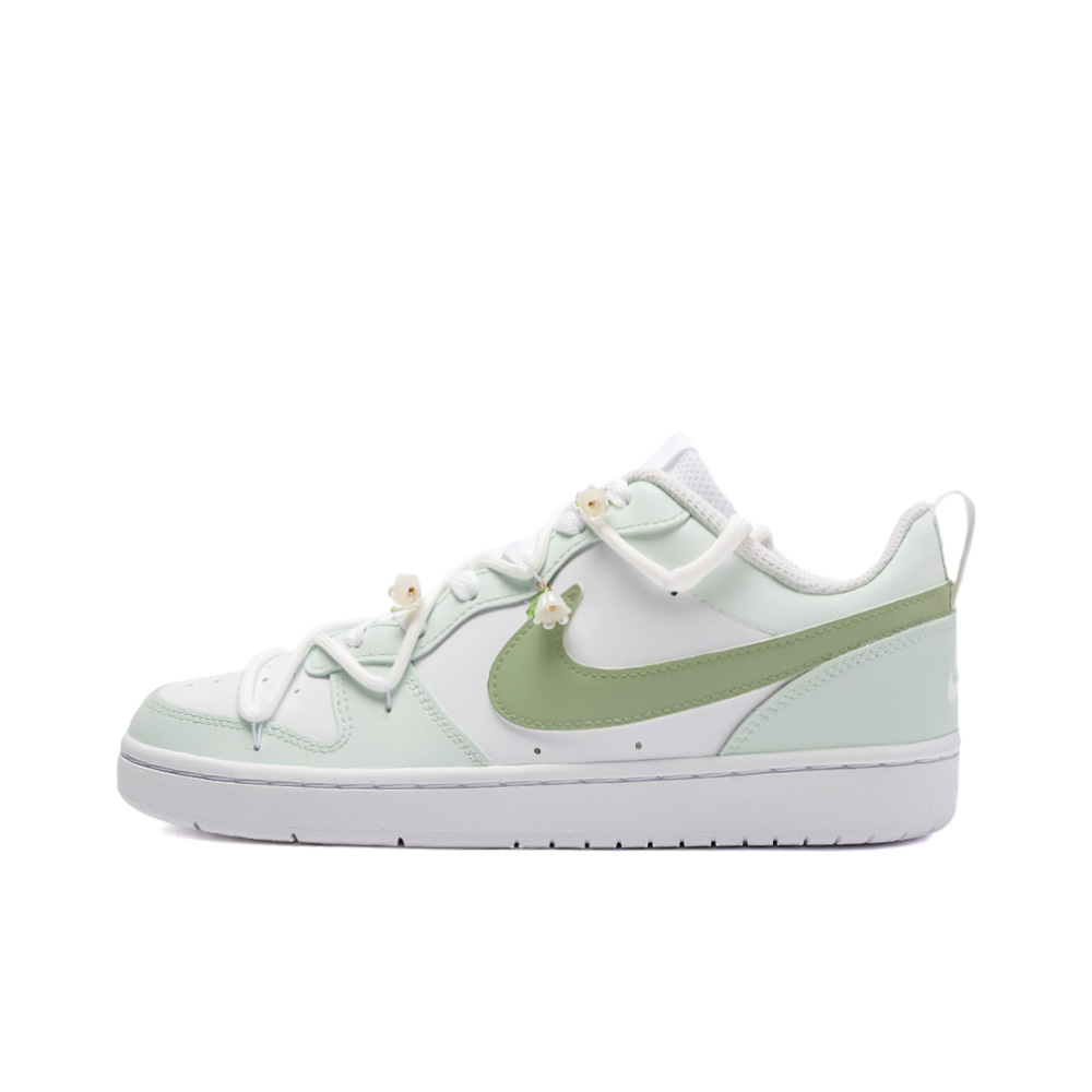 Nike Court Borough Skateboard Shoes Women's Low-Top White