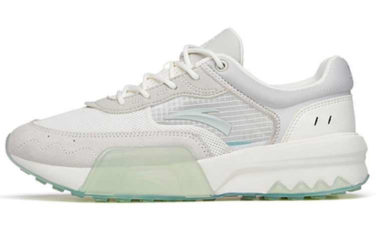 Anta A Dao Slip Resistant Low Top Casual Shoes Women's Green White