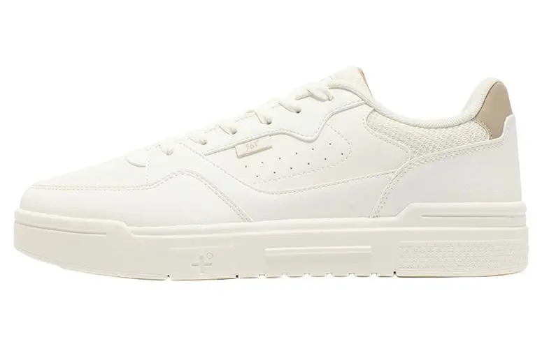 361° Anti-Slip Wear-Resistant Low-Top Skateboard Shoes Men's White Umber