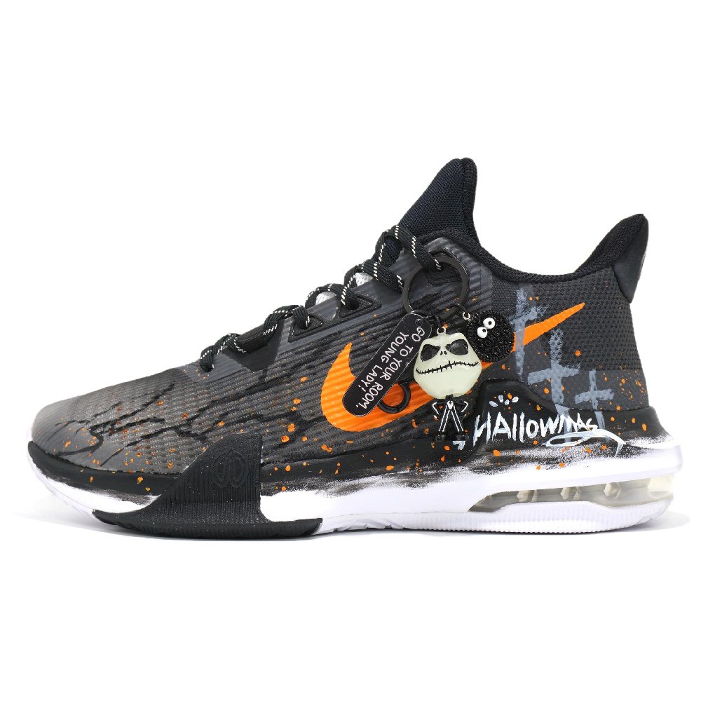 Nike Air Max Impact 3 Basketball Shoes Men Low Top Black/White/Gray/Orange