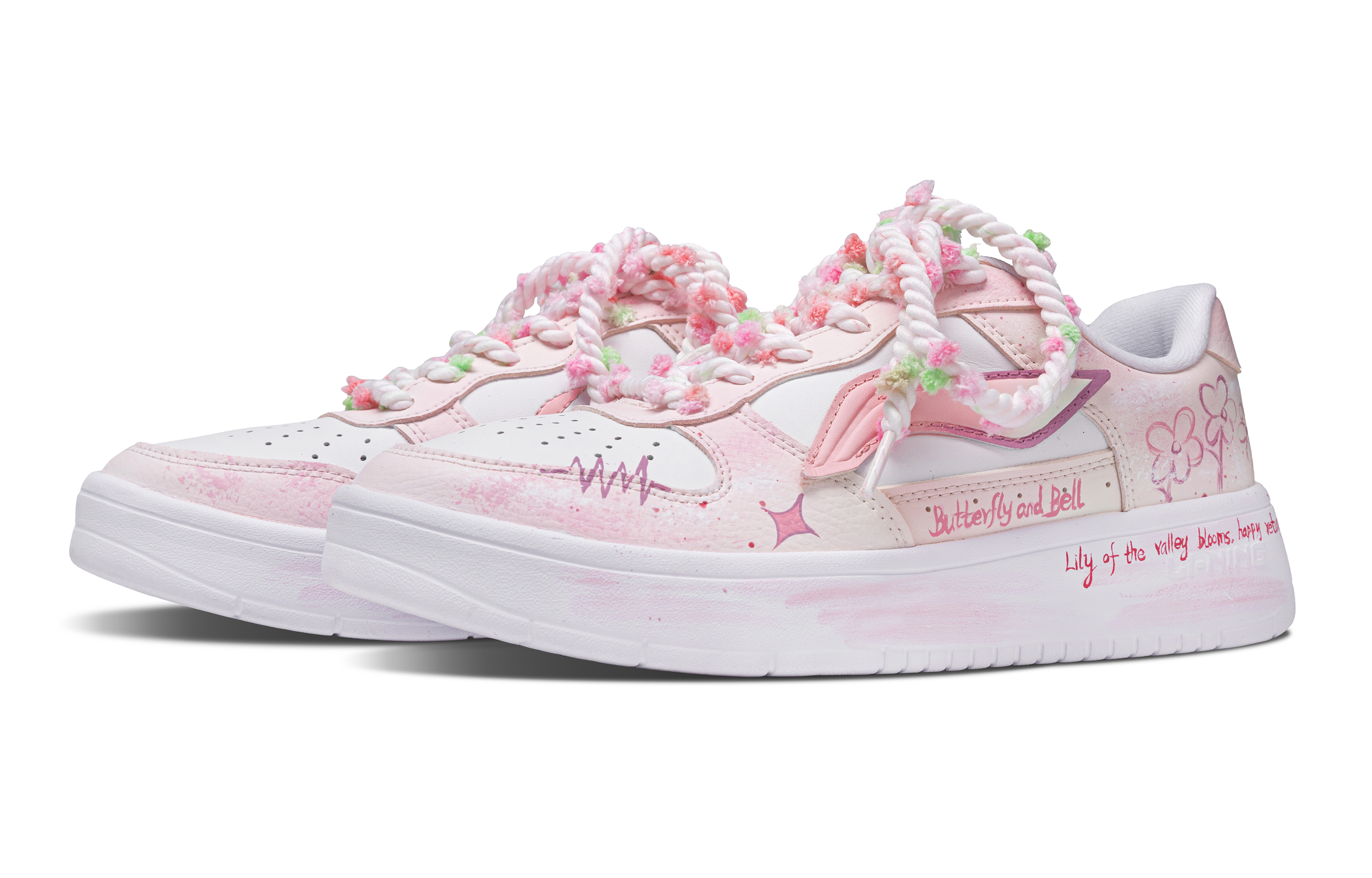 LiNing Pontoon Boats Abrasion Resistant Coverage Low Top Skateboard Shoes Unisex Peach купить в интернет-магазине Yoocart с быстрой доставкой по России.