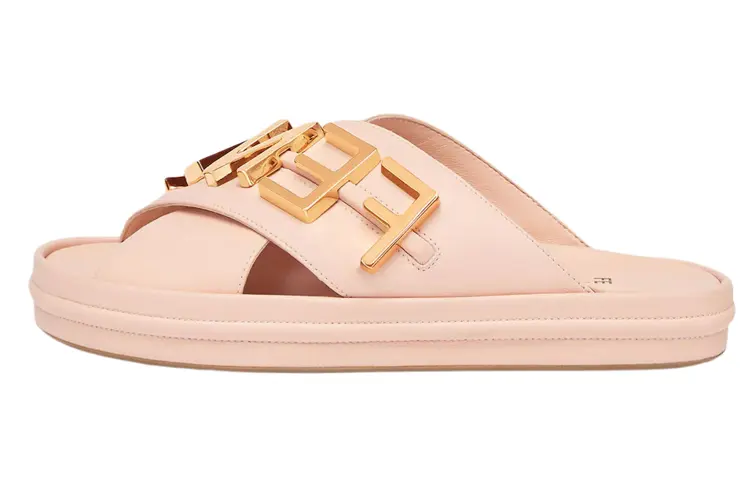 FENDI Lettering Logo Flat Slides купить в интернет-магазине Yoocart с быстрой доставкой по России.