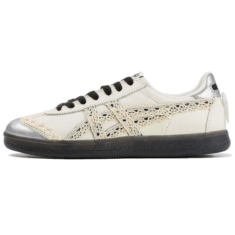 Onitsuka Tiger Tokuten Wear-Resistant Low-Top Skateboard Shoes Unisex White Black