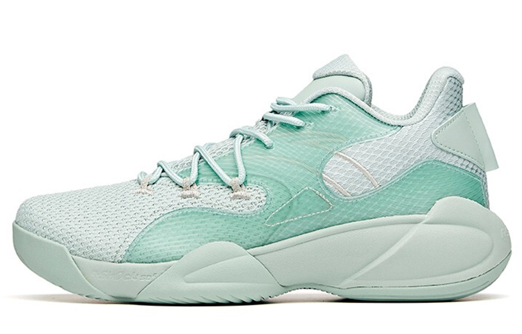 Anta Cushioning Anti-Slip And Wear-Resistant Low-Top Basketball Shoes Men's Pea Green
